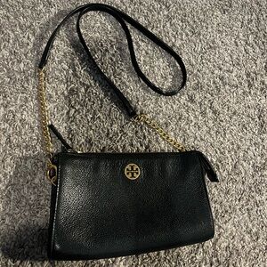 Tory Burch Black Leather Crossbody Bag